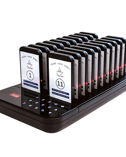 Wireless Restaurant Pager System Touch Panel Wireless Calling System