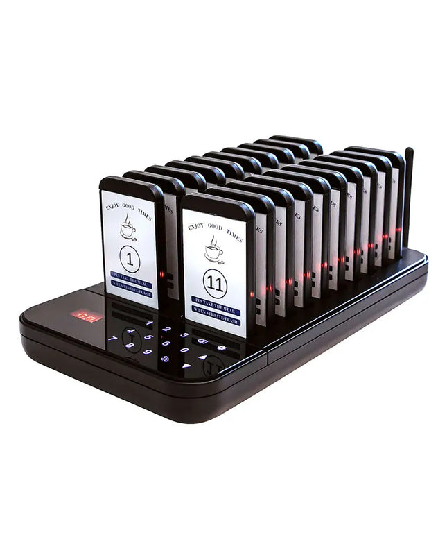 Wireless Restaurant Pager System Touch Panel Wireless Calling System