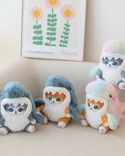 Kawaii Shark Cat Plush