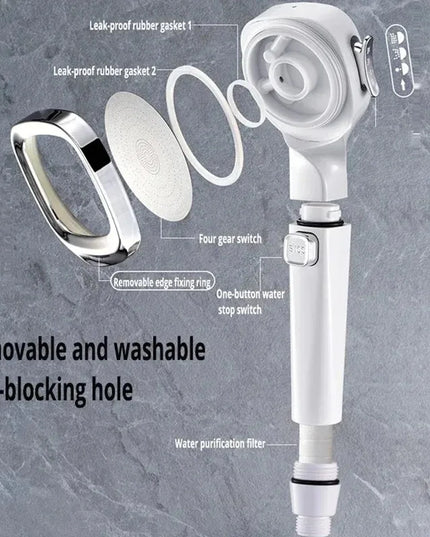 High-Pressure Water-Saving Showerhead