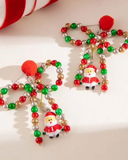 Festive Christmas Dangle Earrings