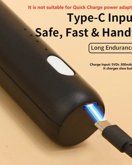 Electric Milk Frother + Egg Beater Wireless Type-C Charging 3 Speeds Mini Handheld Foam Maker Coffee Whisk Cooking Tools