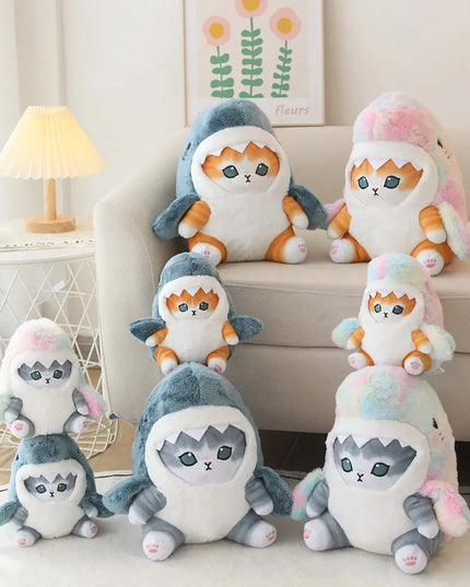 Kawaii Shark Cat Plush