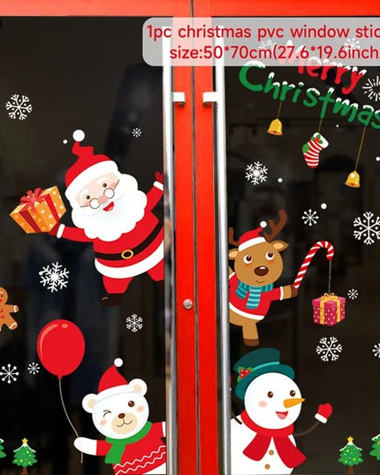 Christmas Window Stickers Decor