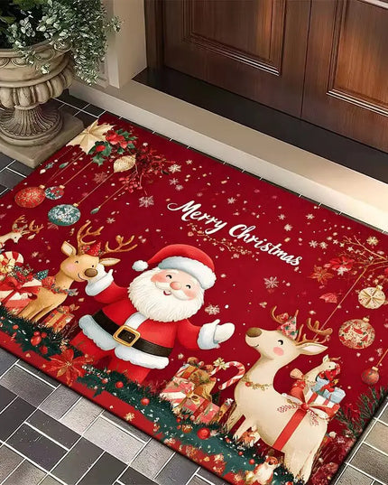 Christmas Gingerbread Kitchen Floor Mat