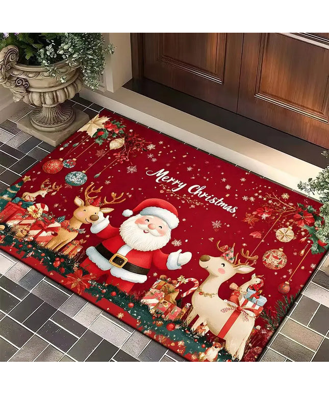 Christmas Gingerbread Kitchen Floor Mat