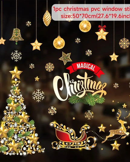 Christmas Window Stickers Decor