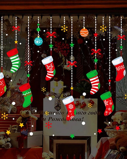 Christmas Window Stickers Decor