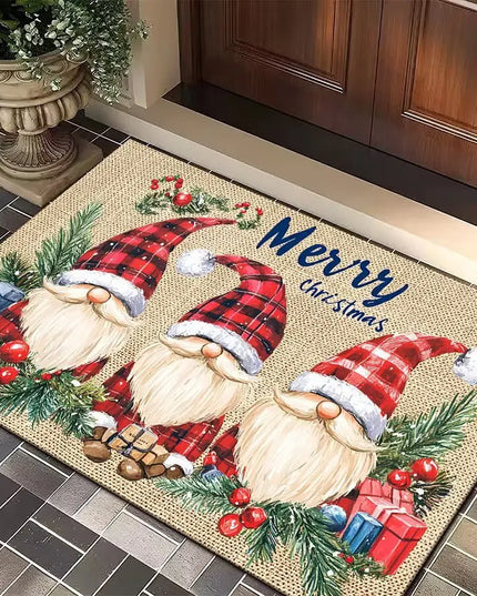 Christmas Gingerbread Kitchen Floor Mat