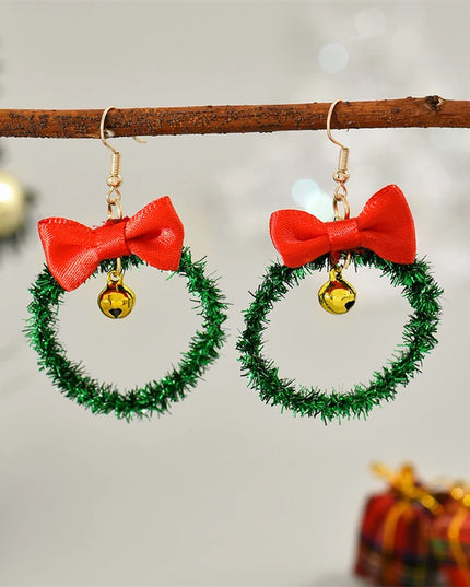 Festive Christmas Dangle Earrings