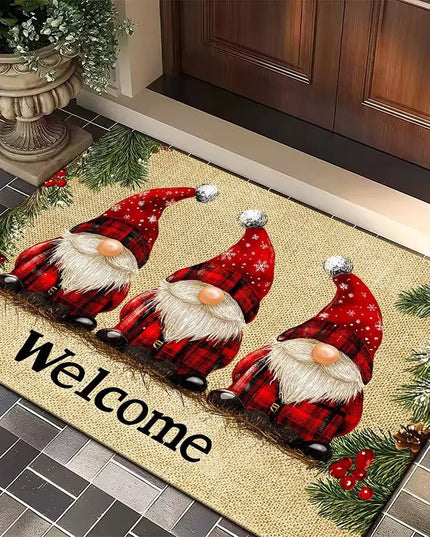 Christmas Gingerbread Kitchen Floor Mat