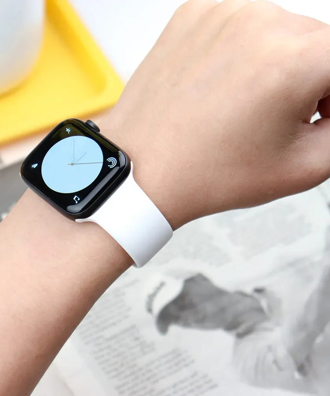 Silicone Band For Apple Watch strap 44mm 45mm 40mm 41mm 42-38mm 45 mm