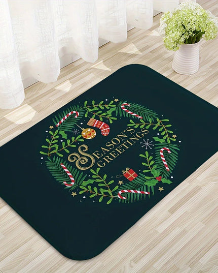Christmas Gingerbread Kitchen Floor Mat