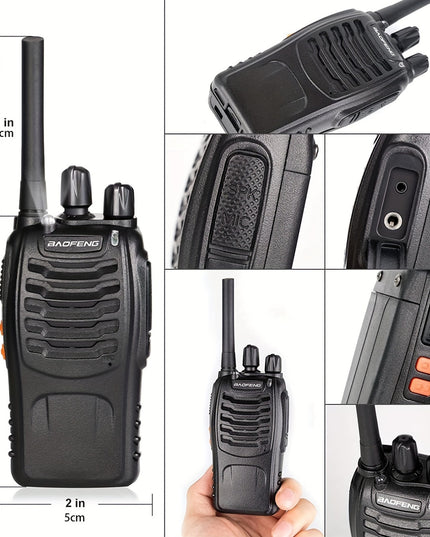 2-Pack Handheld Walkie Talkies
