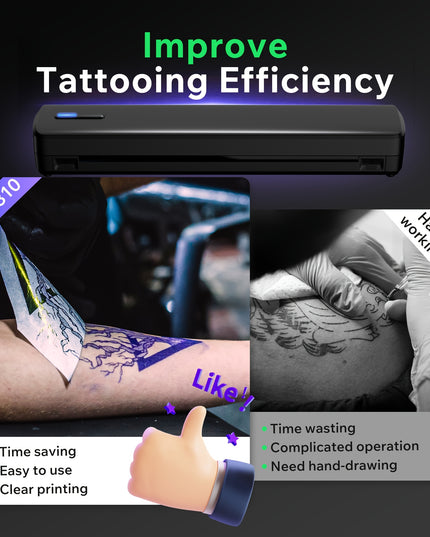 Portable Inkless Thermal Printer