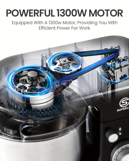 SUPERLEX 3-in-1 Stand Mixer 5L 1300W 8-Speed