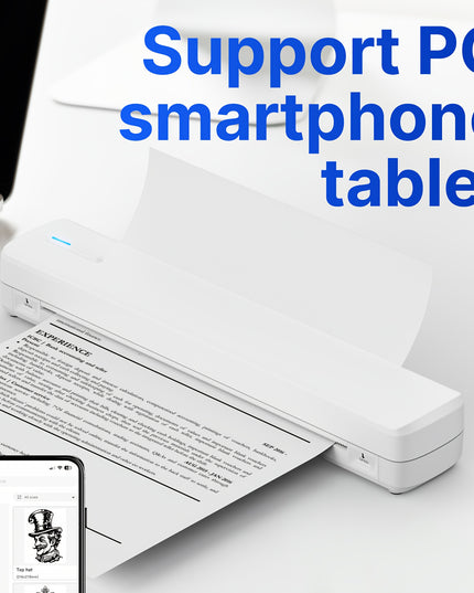 Portable Inkless Thermal Printer